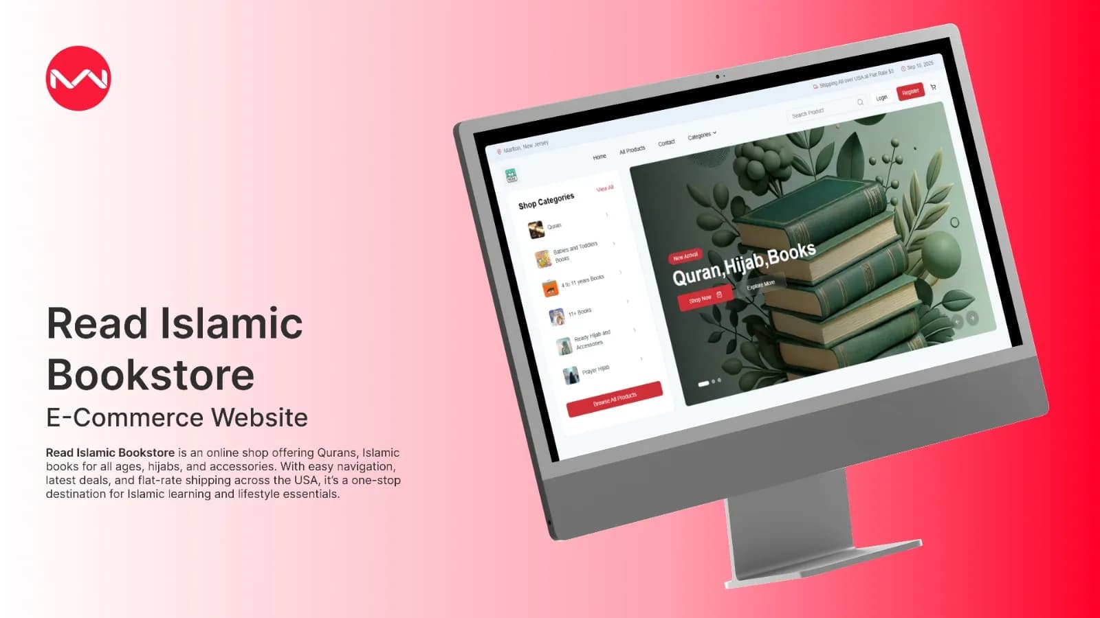 Read Islamic Book Store – E-Commerce Website